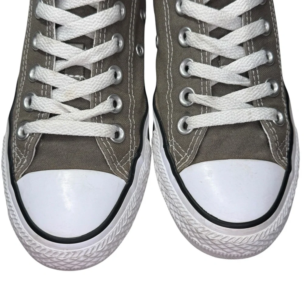 Converse Chuck Taylor Unisex Canvas Sneakers Shoes Charcoal‎ Gray Womens 7 - Picture 9 of 15